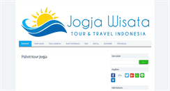 Desktop Screenshot of jogjawisatatour.com